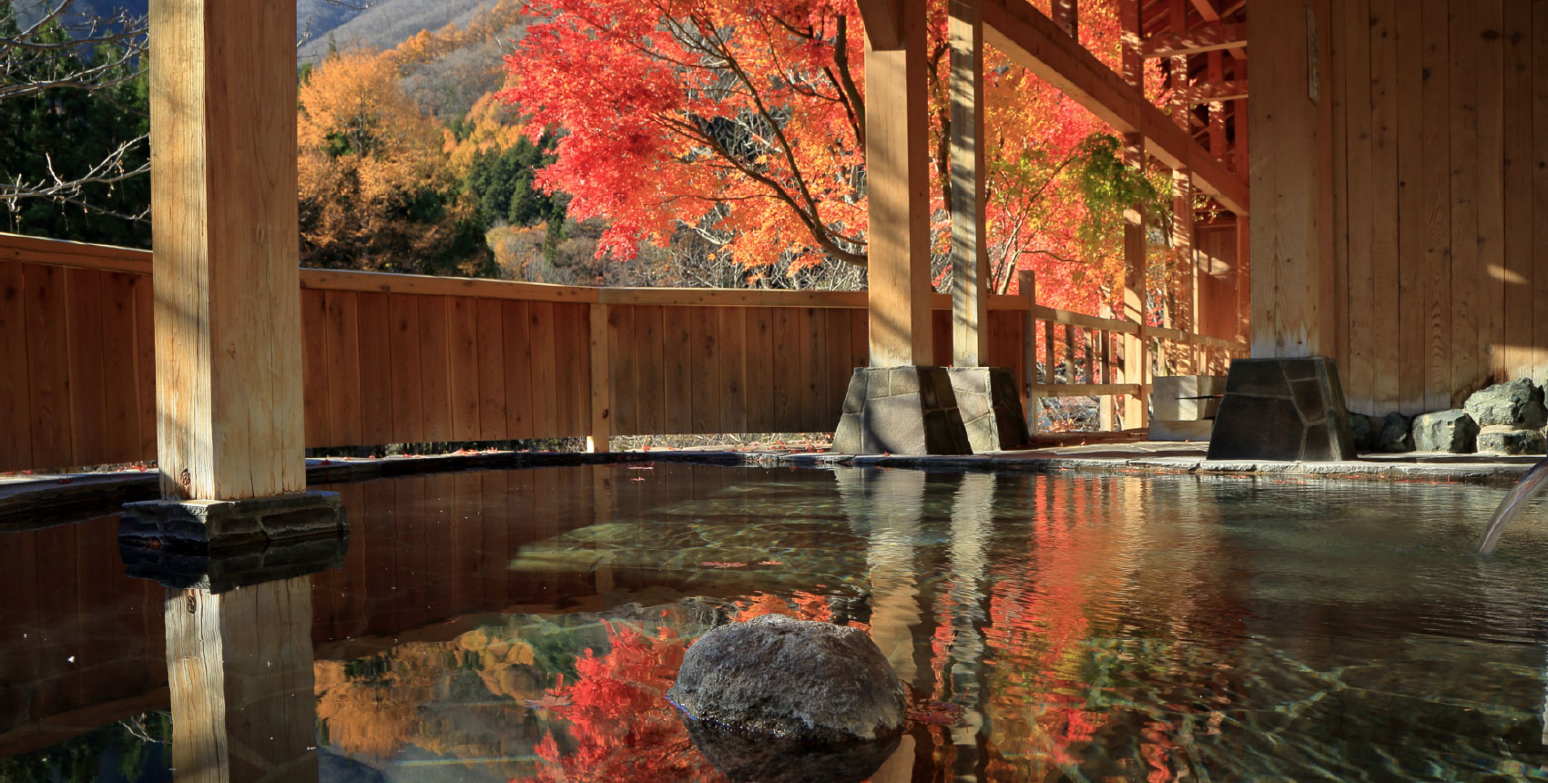 Hot Spring at all public bath and accommodation.